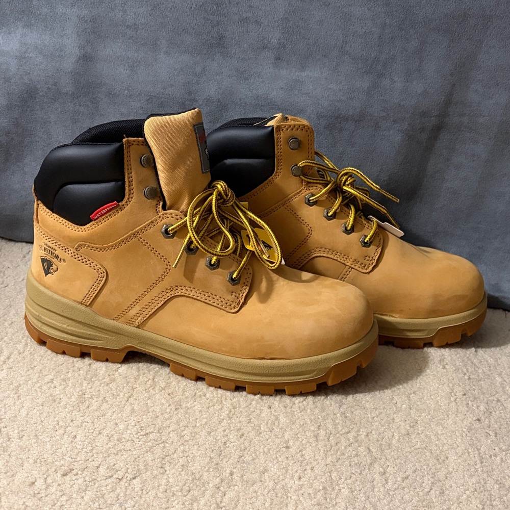 Herman Survivors Men's Steel Toe Waterproof Leather Boots; new w/ tags; men’s 9W